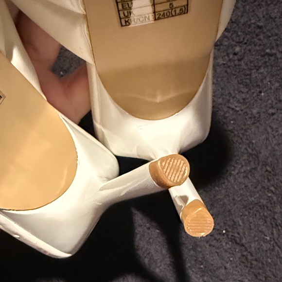 Forever 21 White Mule Sandals Sz.7 NWOT - Picture 8 of 10